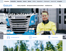 Tablet Screenshot of gasum.com
